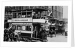 Trams in Manchester, c.1900 by English Photographer