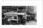 Trams in Manchester, c.1900 by English Photographer