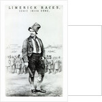 Advertisement for 'Limerick Races' a comic Irish song performed by Sam Collins by English School
