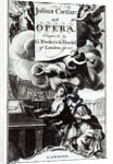 Cover of Sheet Music for Julius Caesar, an Opera by Handel by English School