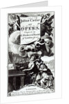 Cover of Sheet Music for Julius Caesar, an Opera by Handel by English School