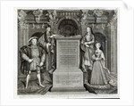 Familia Regia, or The Family of Henry VIII, 1742 by George Vertue