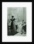 The Empress Josephine reveals the prophesy made to her by Marie Anne Adelaide Le Normand at the time of her divorce from Napoleon I in 1809, 1821 by Julie Ribault