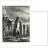 Napoleon watching the Fire of Moscow in 1812 by English School