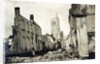 St. Jacob's Church, Ypres, June 1915 by English Photographer
