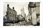 St. Jacob's Church, Ypres, June 1915 by English Photographer