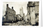 St. Jacob's Church, Ypres, June 1915 by English Photographer