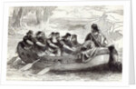Edgar the Pacific being rowed down the River Dee by Eight Tributary Princes by English School