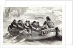 Edgar the Pacific being rowed down the River Dee by Eight Tributary Princes by English School