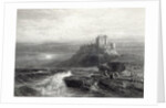 Bamborough Castle, engraved by S. Bradshaw, printed by Cassell & Company Ltd. by John Mogford