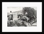 Prince Albert Hunting near Belvoir Castle by English School