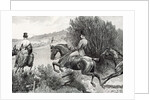 Prince Albert Hunting near Belvoir Castle by English School