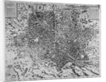 Map of Rome, 1579 by Mario Cartaro