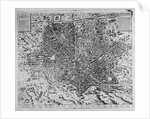 Map of Rome, 1579 by Mario Cartaro