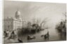 The Custom House, Dublin by William Henry (after) Bartlett