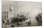 The Custom House, Dublin by William Henry (after) Bartlett