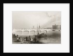 Wellesley Bridge, Limerick, Ireland by William Henry (after) Bartlett