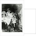 Napoleon studying his maps by lamplight, c.1800 by Jean Auguste Dominique Ingres