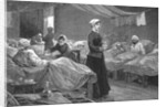 Miss Nightingale in the Barrack Hospital at Scutari, c.1880 by English School