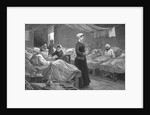 Miss Nightingale in the Barrack Hospital at Scutari, c.1880 by English School