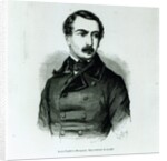 Portrait of Louis-Napoleon Bonaparte as a Representative of the People, 1848 litho) by Charles Michel Geoffroy