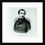 Portrait of Louis-Napoleon Bonaparte as a Representative of the People, 1848 litho) by Charles Michel Geoffroy