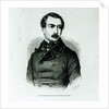 Portrait of Louis-Napoleon Bonaparte as a Representative of the People, 1848 litho) by Charles Michel Geoffroy