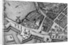 Map of Hamburg showing its first Opera House, 1690 by German School