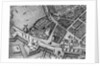 Map of Hamburg showing its first Opera House, 1690 by German School