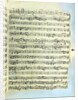 A page from one of the only two copies known to exist of the first printing of Handel's Messiah in London by English School