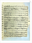 A page from one of the only two copies known to exist of the first printing of Handel's Messiah in London by English School