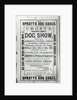 Poster advertising Cruft's Dog Show at the Royal Agricultural Hall in Islington, London in 1891 by English School