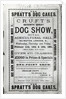 Poster advertising Cruft's Dog Show at the Royal Agricultural Hall in Islington, London in 1891 by English School