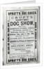 Poster advertising Cruft's Dog Show at the Royal Agricultural Hall in Islington, London in 1891 by English School