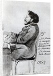Mikhail Glinka, 1853 by School Russian