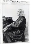 Franz Liszt, cover of 'The Graphic', April 10th 1886 by Charles Paul Renouard