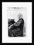 Franz Liszt, cover of 'The Graphic', April 10th 1886 by Charles Paul Renouard