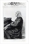 Franz Liszt, cover of 'The Graphic', April 10th 1886 by Charles Paul Renouard