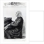 Franz Liszt, cover of 'The Graphic', April 10th 1886 by Charles Paul Renouard