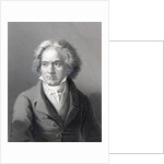 Ludwig van Beethoven by August Karl Friedrich von Kloeber (after)