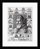 Pope Sixtus V, surrounded by the churches, buildings and monuments built or restored during his pontificate by Italian School