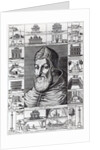 Pope Sixtus V, surrounded by the churches, buildings and monuments built or restored during his pontificate by Italian School