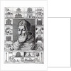 Pope Sixtus V, surrounded by the churches, buildings and monuments built or restored during his pontificate by Italian School