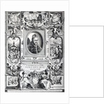 Pope Clement VIII, surrounded by scenes from his life by Francesco Villamena