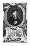 Edward Seymour, 1st Duke of Somerset engraved by Jacobus Houbraken, 1738 by Hans (after) Holbein the Younger