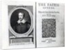Portrait of Edmund Spenser and the frontispiece to his poem 'The Faerie Queene' , originally published in 1590 by George Vertue