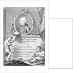 Sheet Music Cover with a portrait of Felice Giardini by Giovanni Battista Cipriani