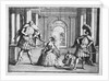 Farinelli, Cuzzoni and Senesino in Handel's 'Flavio', c.1728 by William Hogarth