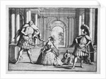 Farinelli, Cuzzoni and Senesino in Handel's 'Flavio', c.1728 by William Hogarth