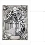 Dedicatory engraving to Gottfried Finger, 1688 by Simon II Gribelin